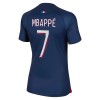 Original Fußballtrikot Paris Saint-Germain 2023-24 Mbappé 7 Heimtrikot Für Damen